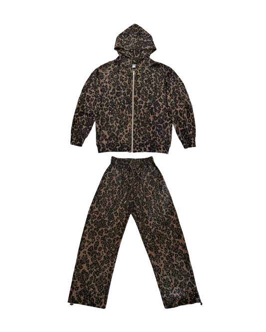 Leopard Sweat Set